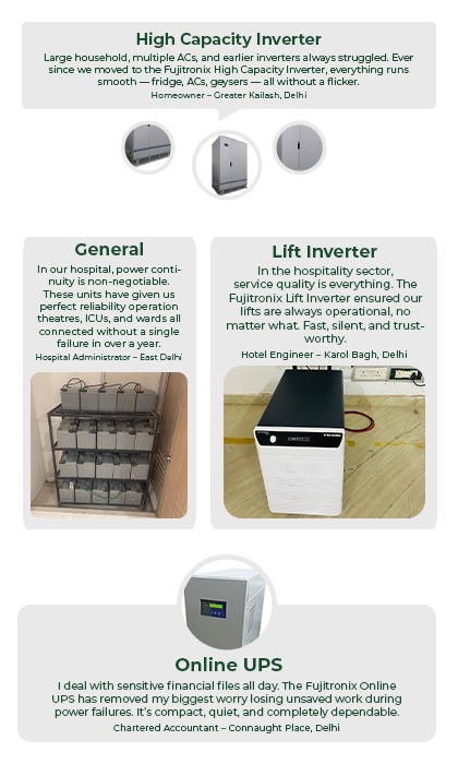 High capacity inverters