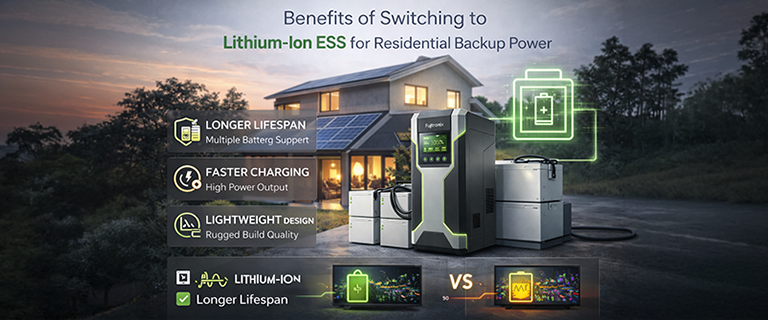 Benefits of Switching to an ESS Lithium Ion Battery for Residential Backup Power